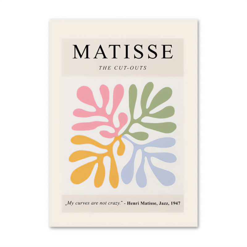 Matisse Cut-out Canvas Poster - style F