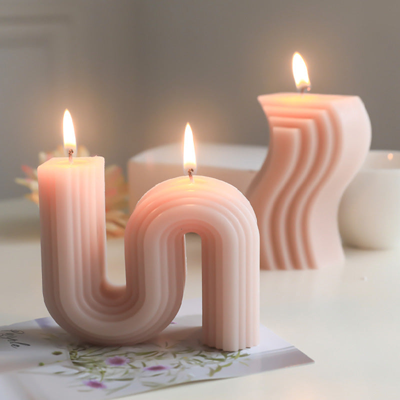 Geometric Shape Candle Mold