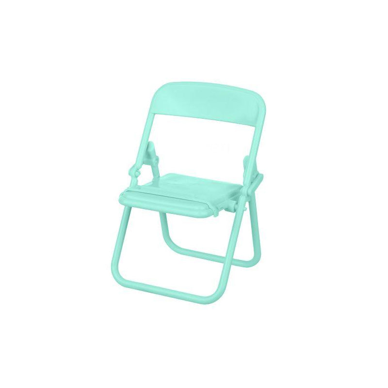 Kawaii Folding Chair Phone Stand - green