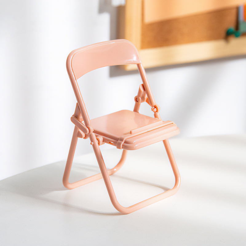 Kawaii Folding Chair Phone Stand 