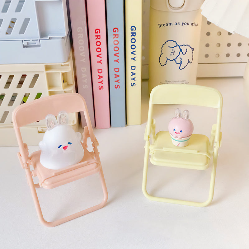 Kawaii Folding Chair Phone Stand 