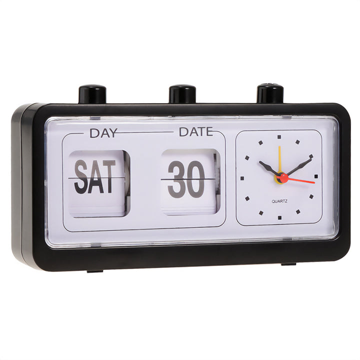Vintage Room Decor | Retro Flip Calendar Clock