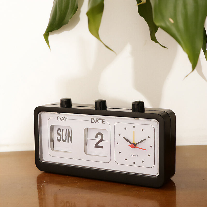 Vintage Room Decor | Retro Flip Calendar Clock