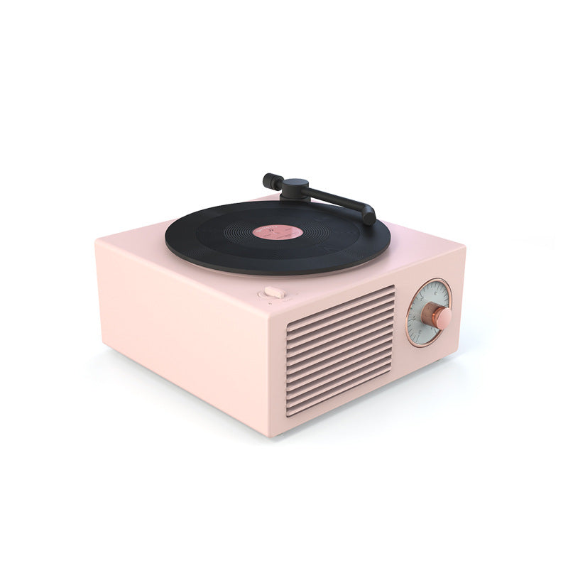 Retro Vinyl Speaker - pink