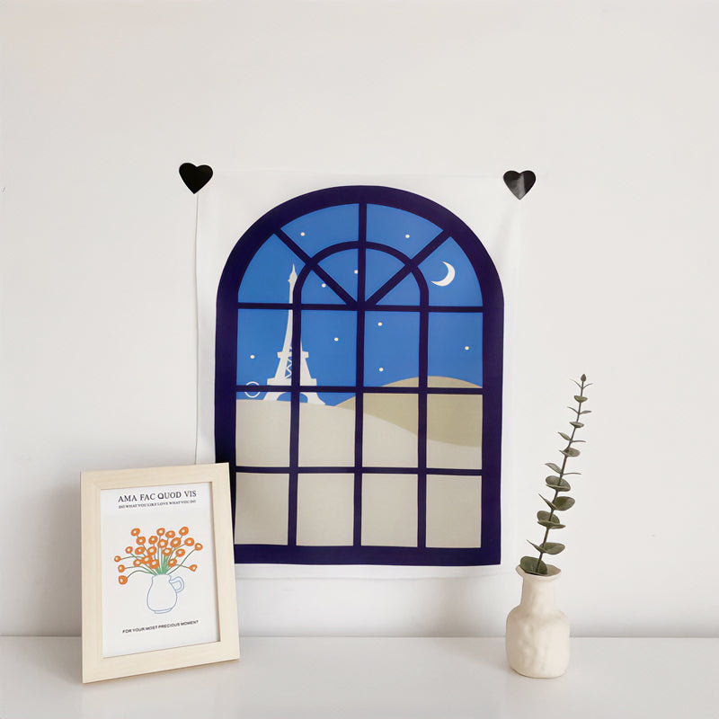 Aesthetic Window Tapestry - Style D