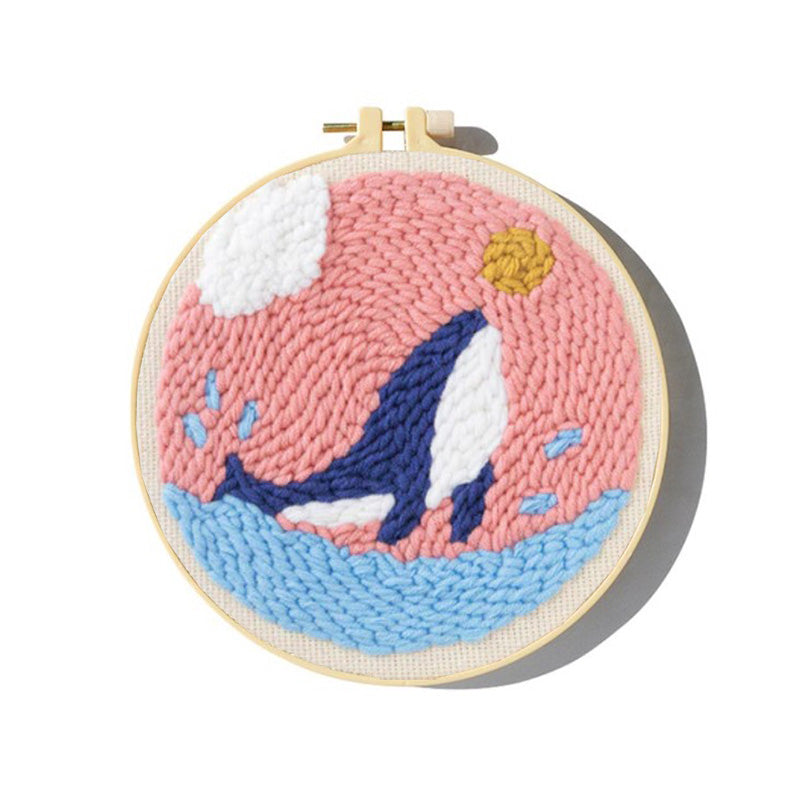 DIY Embroidery Kit - Whale