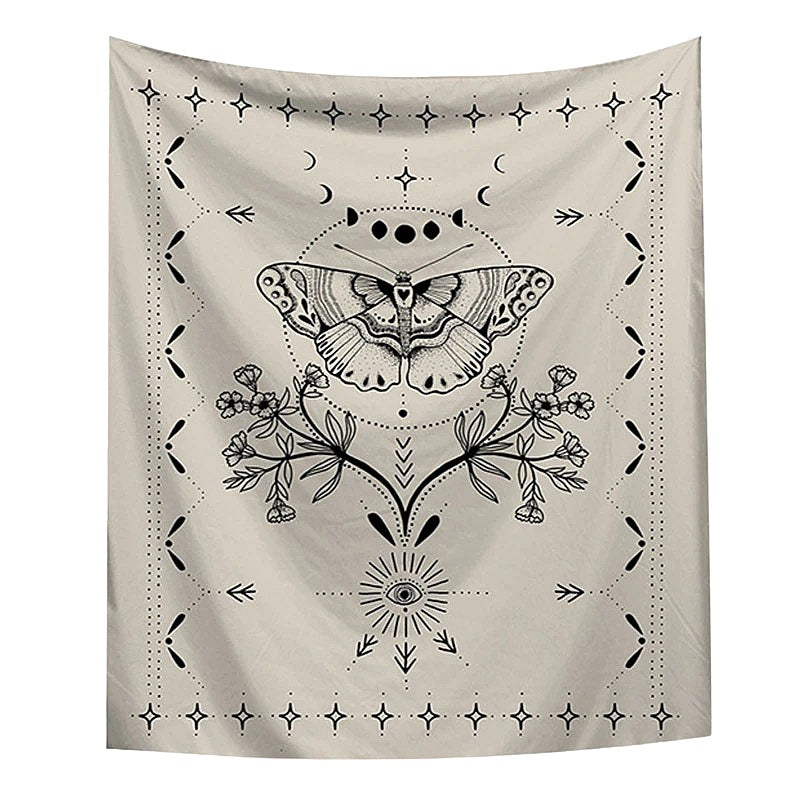Vintage Butterfly Tapestry