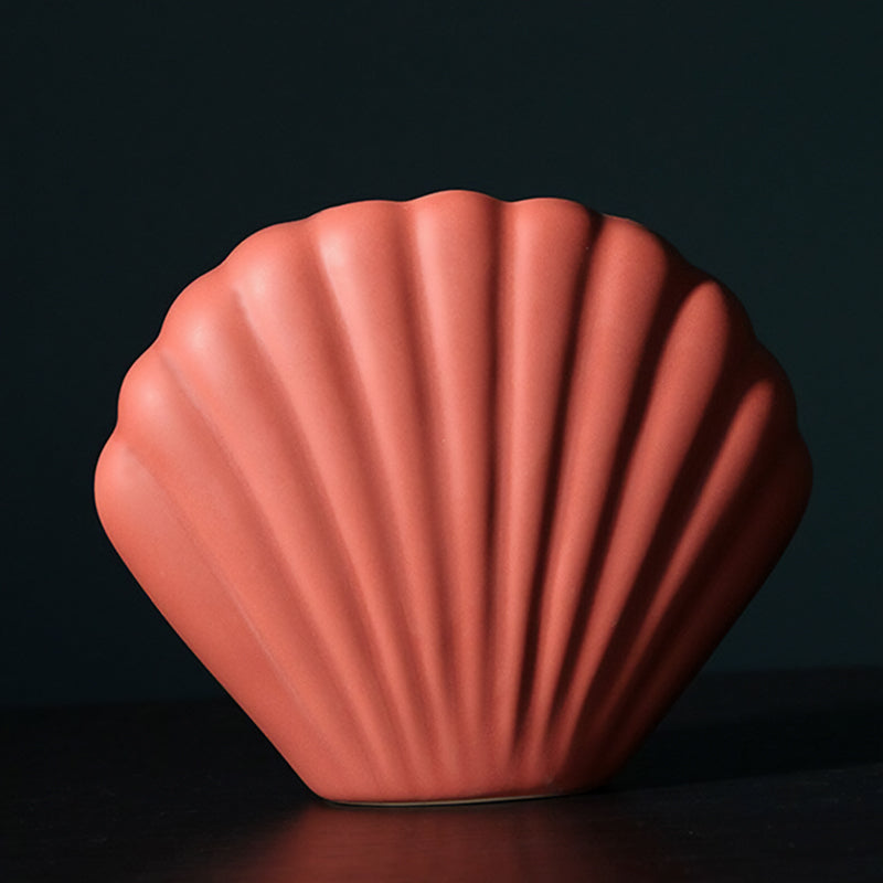 Danish pastel seashell vase 