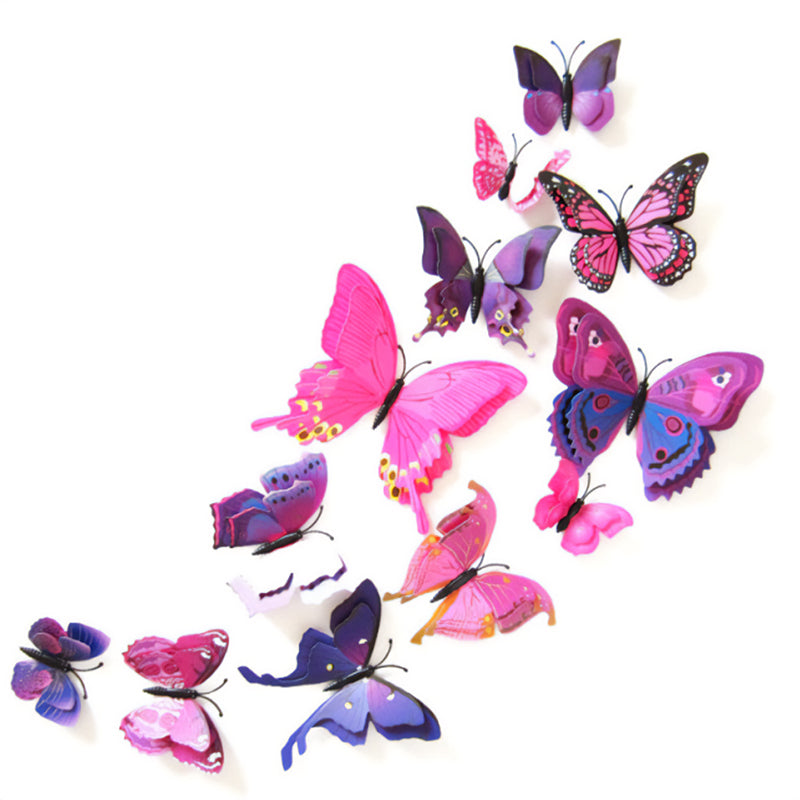 indie butterfly stickers purple