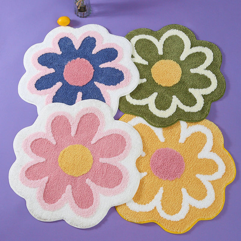 Pastel Flower Rug | Floral Rug