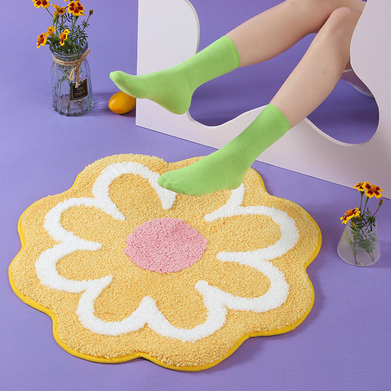 Pastel Flower Rug | Floral Rug