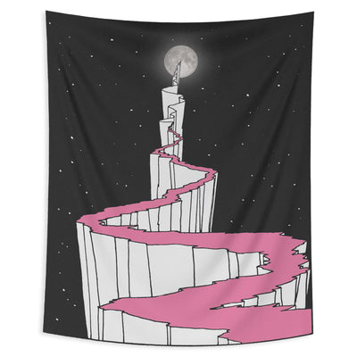 Path to the Moon Tapestry
